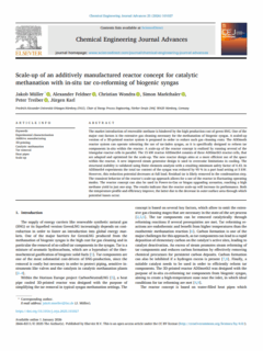 Towards entry "FAU publishes third paper on 3D-printed methanation reactor scale-up"